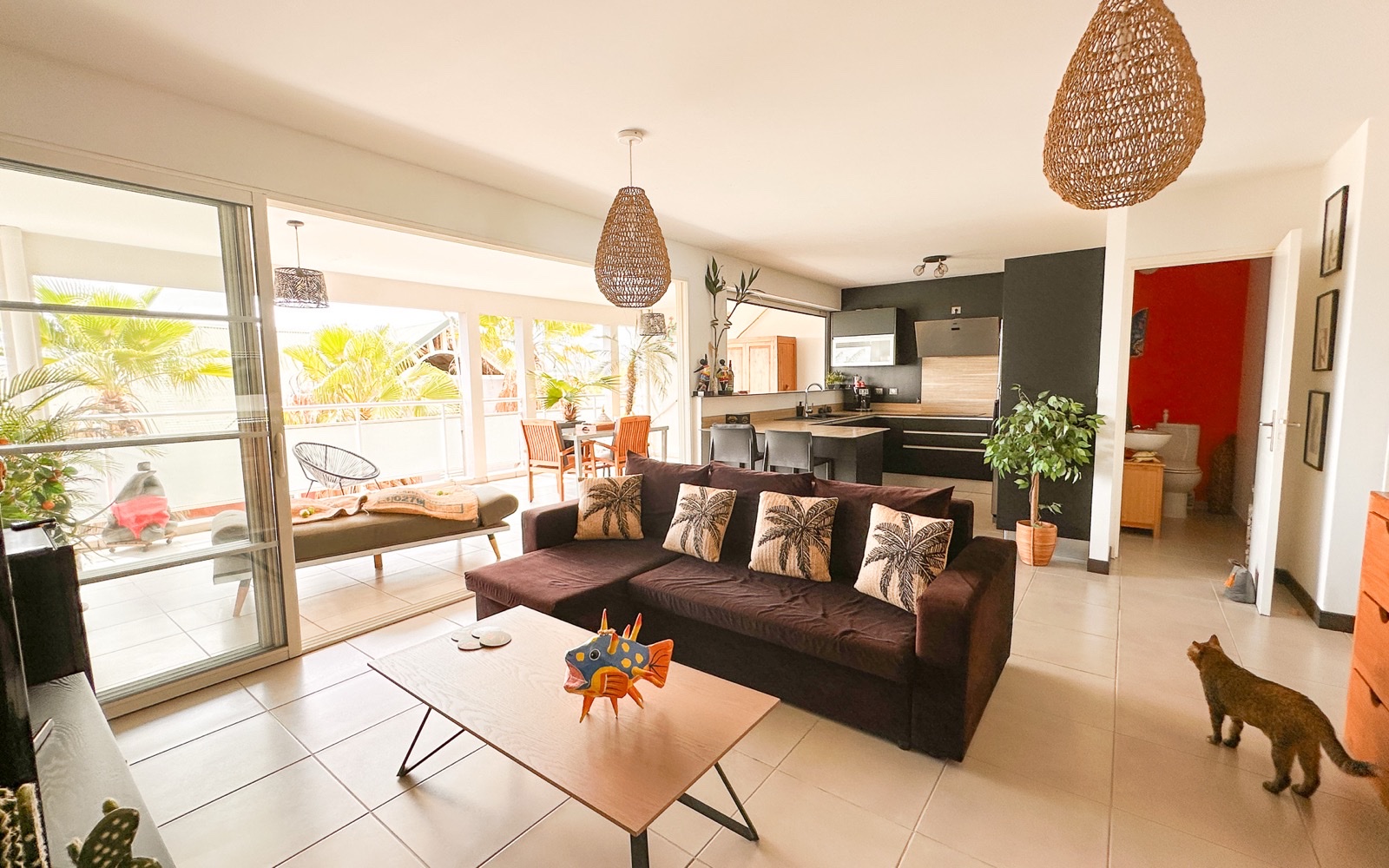 T4 de standing vue mer aux Trois-Îlets - 470 000 € - Entièrement rénové, clé en main