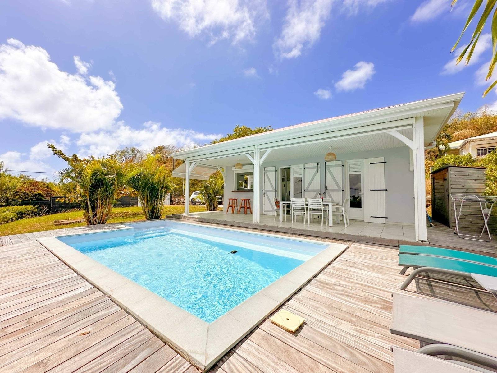 Villa T3 neuve avec piscine et vue mer au Marin - 399 900 € - Potentiel locatif 210€/nuit